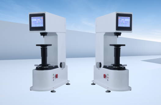 Vickers hardness tester test